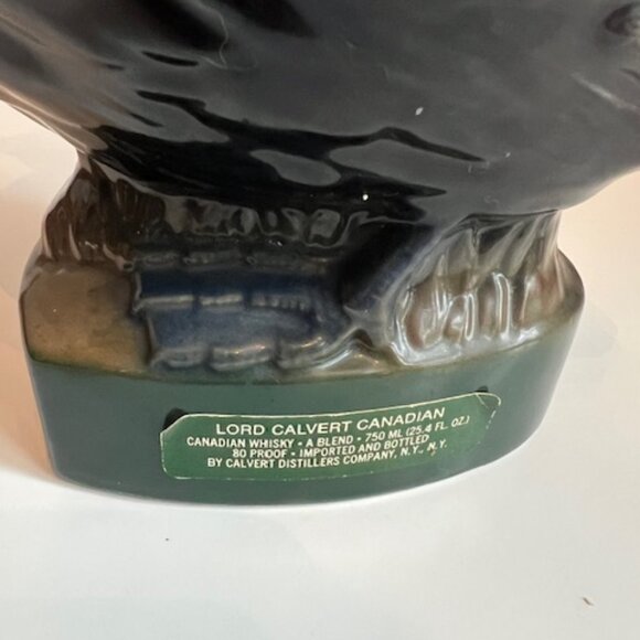 VINTAGE Lord Calvert Canadian Liquor “Eider Duck” Limited Edition DECANTER 1980 - Picture 9 of 9